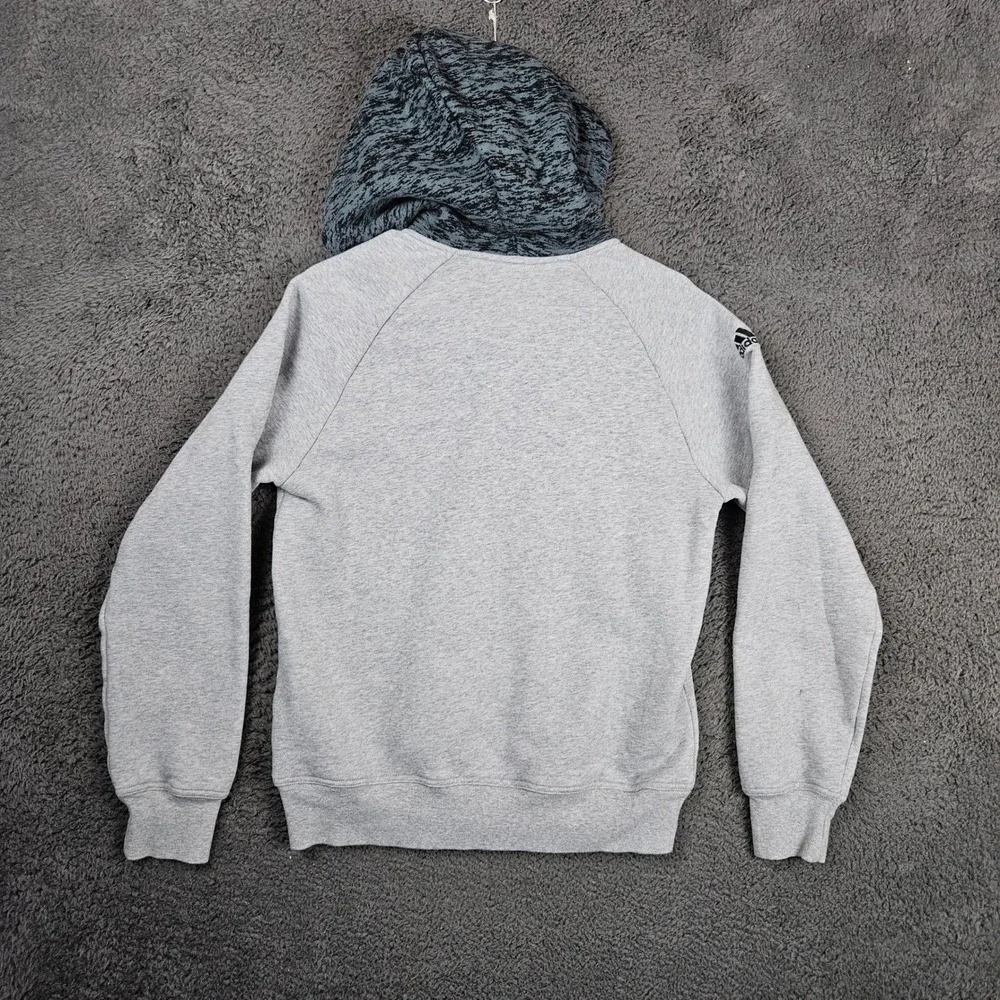 Adidas Derrick Rose Chisel Full Zip Hoodie Mens Gray Basketball Sweatshirt Small